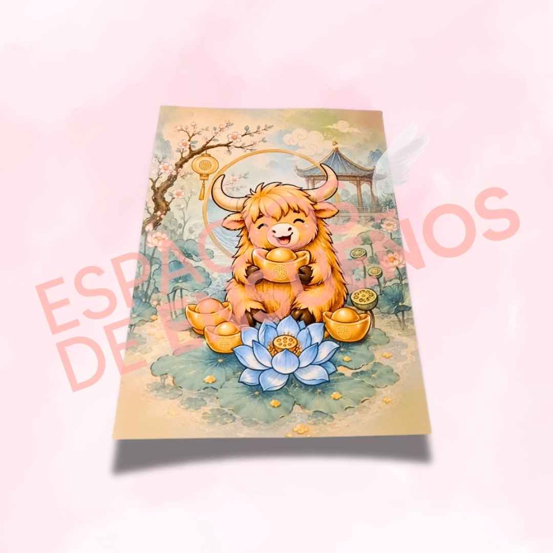 Ilustración del Buey de metal