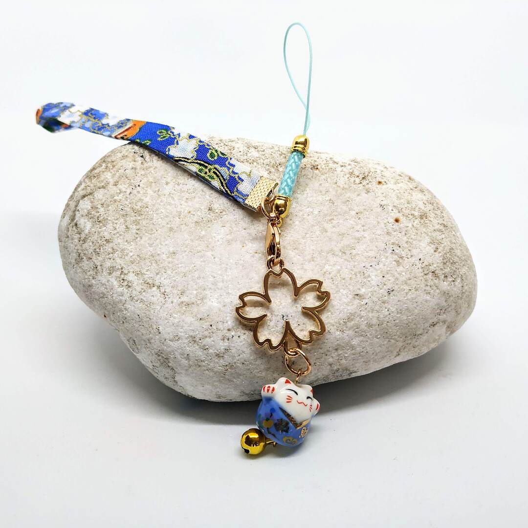 Llavero Gato de la Suerte mini