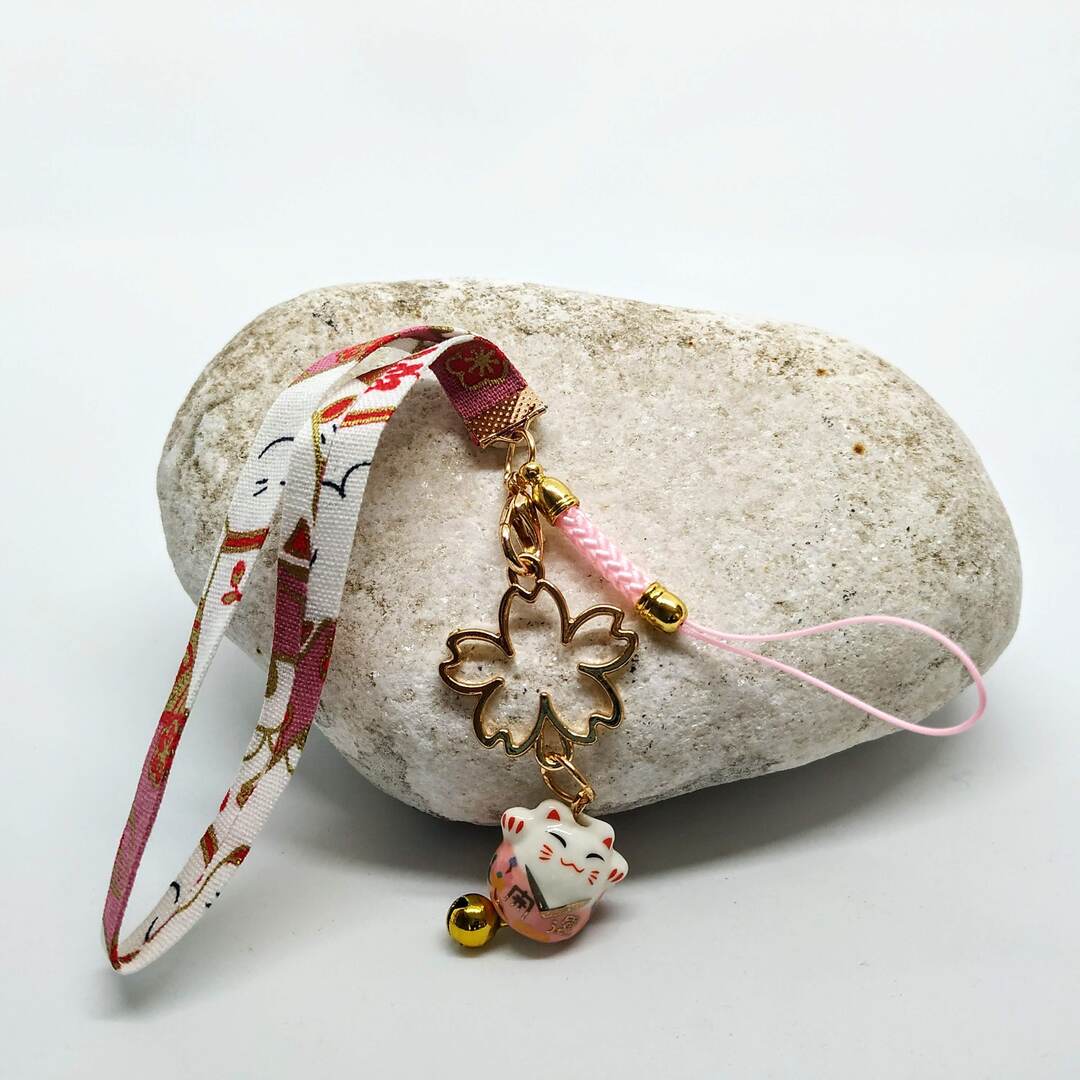 Llavero Gato de la Suerte mini