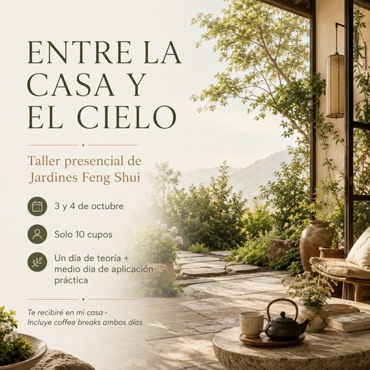 TALLER PRESENCIAL VIP: ENTRE LA CASA Y EL CIELO