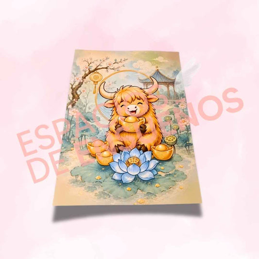 Ilustración del Buey de metal
