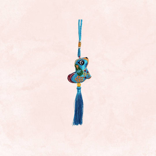 Perro Colgante Turquesa