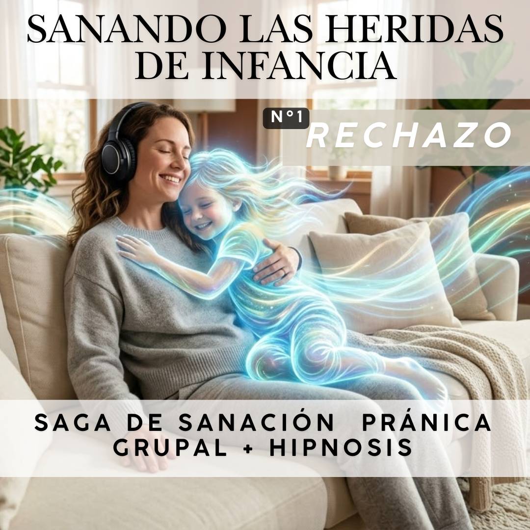 Sesión Grupal Sanando Heridas de Infancia Nº1: Sanación Pránica + Hipnosis