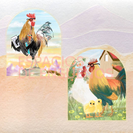 Ilustraciones del Gallo