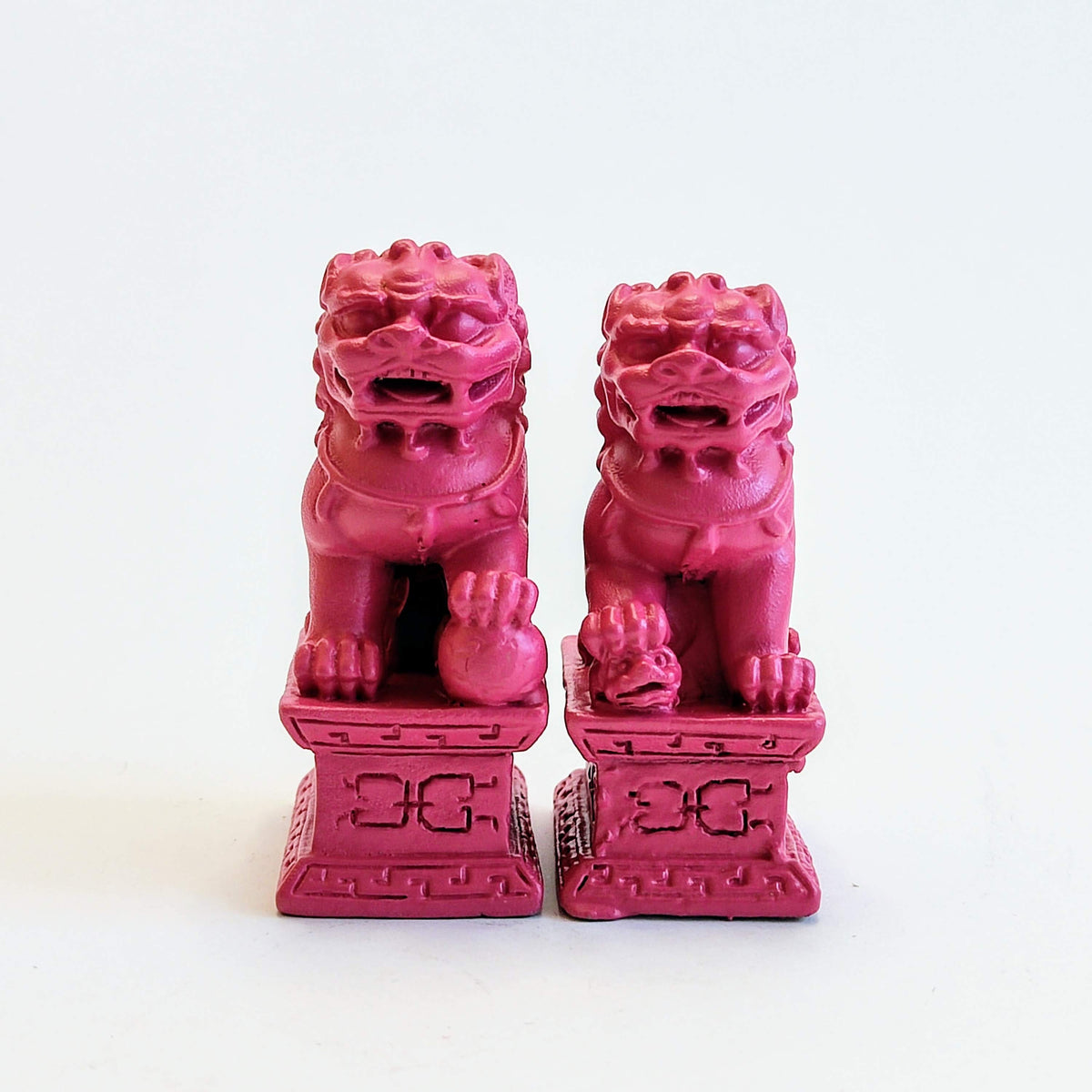 Perros Fu Mini (par) – Espacios de Ensueños